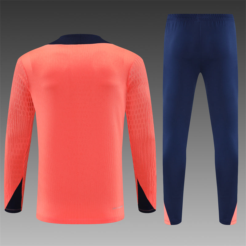 Buzo Completo FC Barcelona Rosado Azul