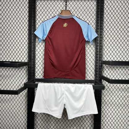 Aston Villa Local 2024/25 Kit Niños