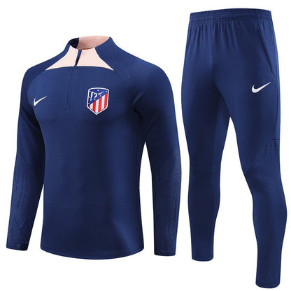 Buzo Completo Atlético de Madrid Azul Rosado