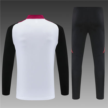 Buzo Completo Manchester United Blanco Burdeo