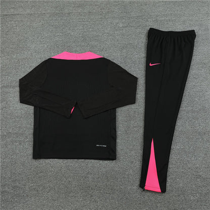 Buzo Completo Chelsea Negro Rosado