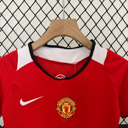 Manchester United Retro Kit Niños Local 2004/06