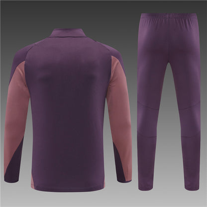 Buzo Completo con Cierre Arsenal Morado Rosado