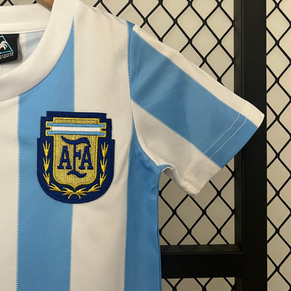 Argentina Retro Kit Niños Local 1986