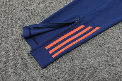 Buzo Completo Manchester United Azul Naranjo