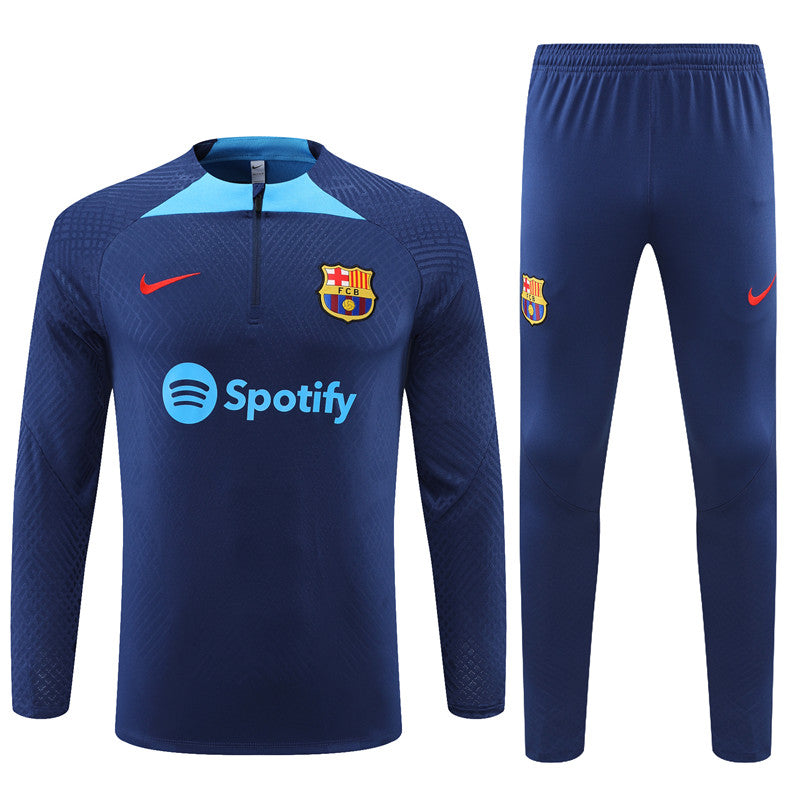 Buzo Completo FC Barcelona Azul Celeste