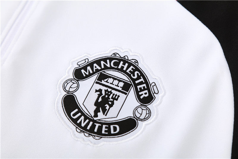 Buzo Completo Manchester United Blanco Burdeo