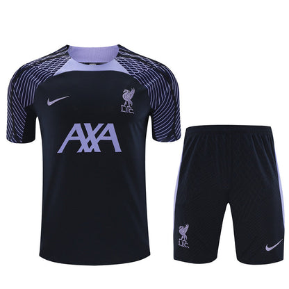 Liverpool Entrenamiento Kit Adulto Negro Morado 2023/24