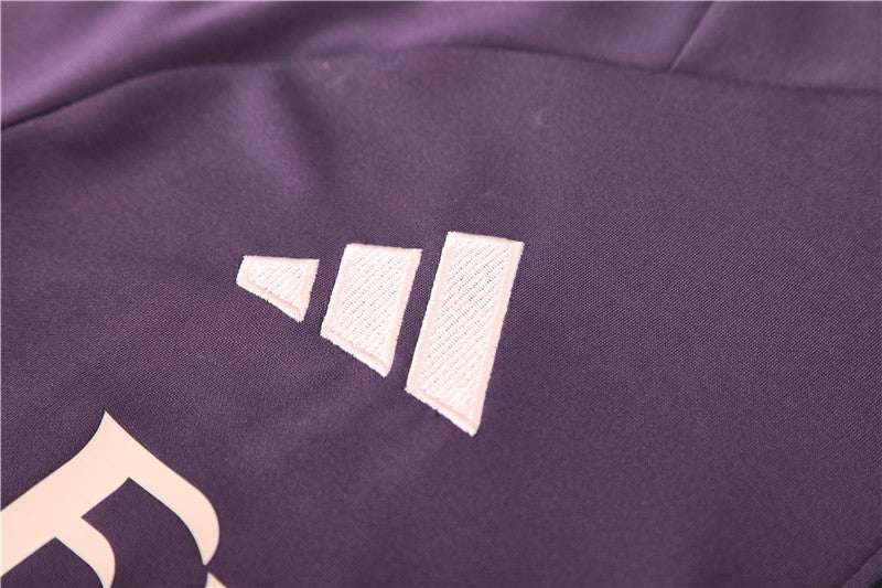 Buzo Completo con Cierre Arsenal Morado Rosado