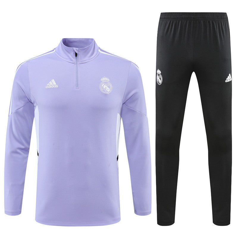 Buzo Completo Real Madrid Morado Negro 2022/23