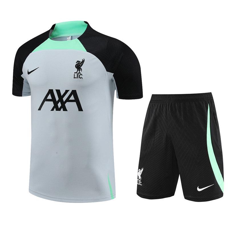 Liverpool Entrenamiento Kit Adulto Gris Verde 2023/24