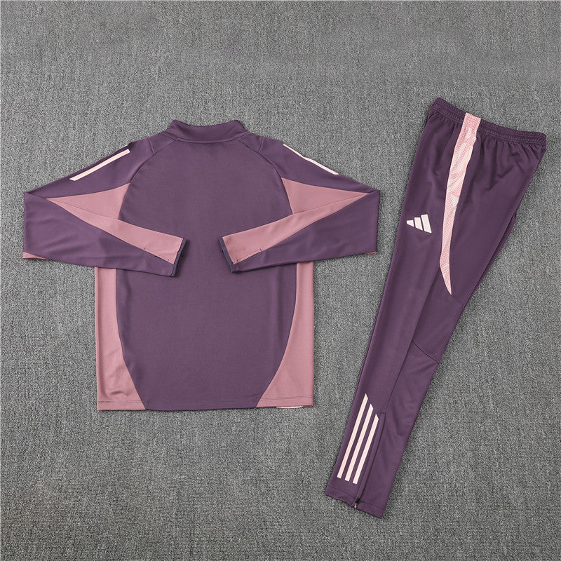 Buzo Completo con Cierre Arsenal Morado Rosado