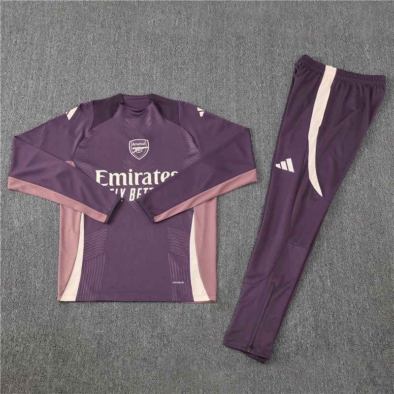 Buzo Completo Arsenal Morado Rosado