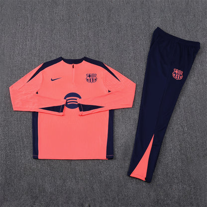 Buzo Completo FC Barcelona Rosado Azul