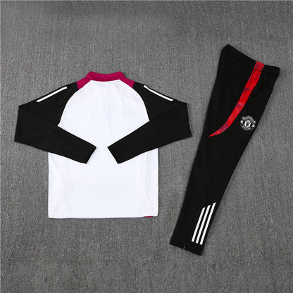 Buzo Completo Manchester United Blanco Burdeo