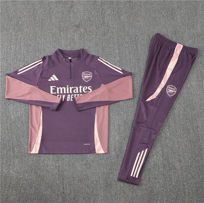 Buzo Completo con Cierre Arsenal Morado Rosado