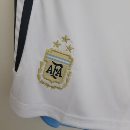 Argentina Local 2023 Shorts Blancos