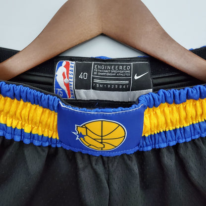 Golden State Warriors City Edition Shorts Negros