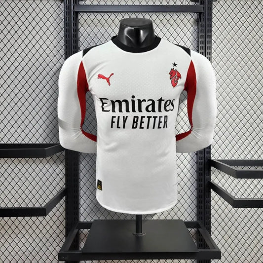 AC Milan Visita Manga Larga 2025/26 Versión Jugador