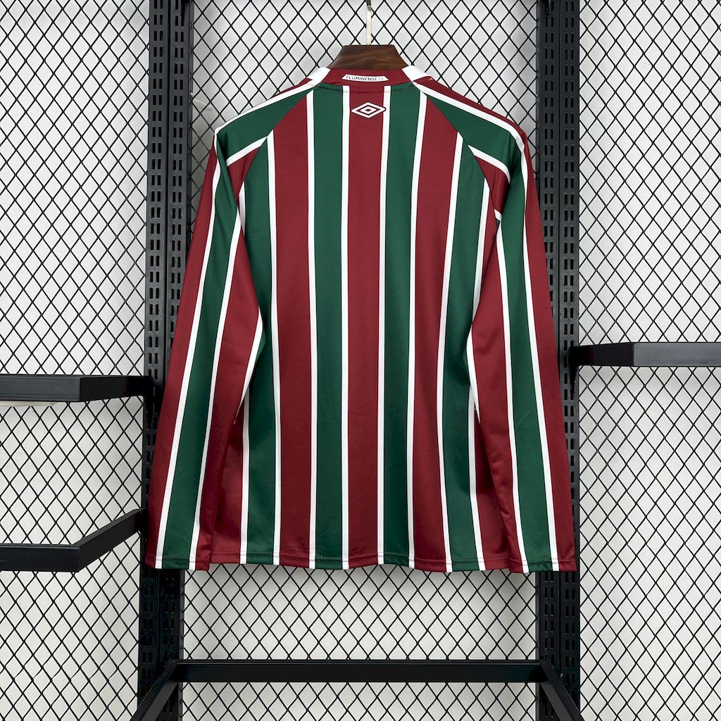 Fluminense Local Manga Larga 2025/26 Versión Fan