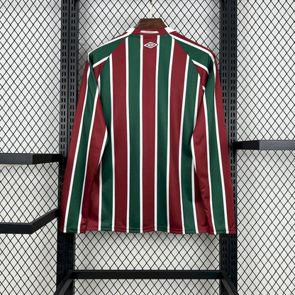 Fluminense Local Manga Larga 2025/26 Versión Fan