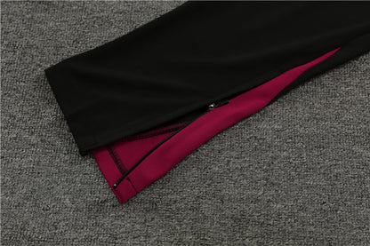 Buzo Completo PSG Negro Burdeo