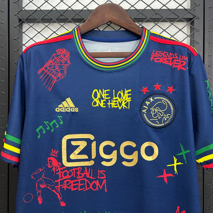 Ajax Edición Especial "Bob Marley Azul" 2025/26 Versión Fan