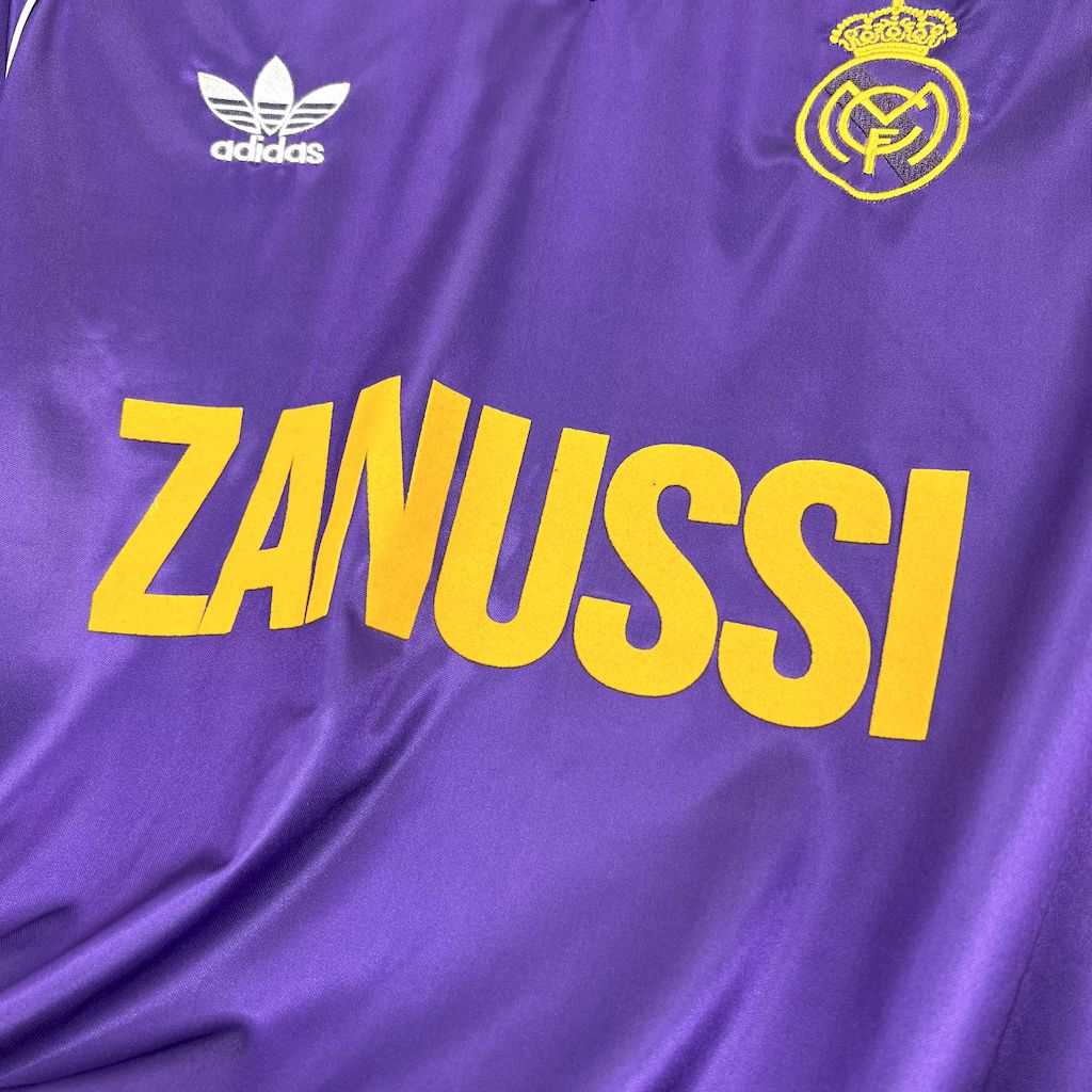 Real Madrid Tercera Manga Larga Retro 1984/85 Versión Fan