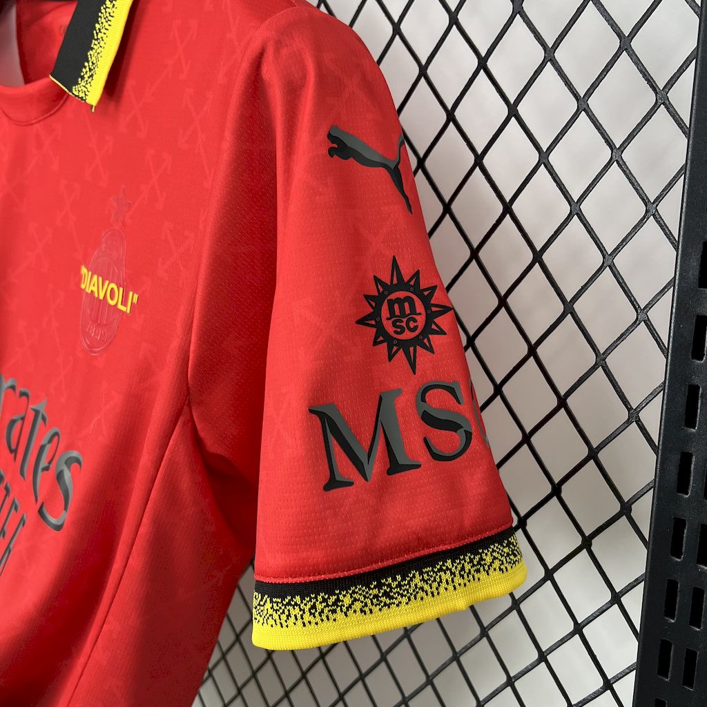 AC Milan Edición Especial Roja 2025/26 Versión Fan