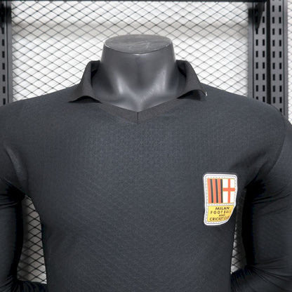 AC Milan 125 Aniversario Portero Negro 2024/25 Versión Jugador