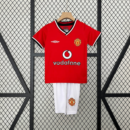 Manchester United Retro Kit Niños Local 2000/01