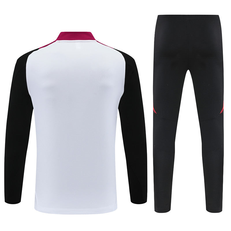 Buzo Completo Manchester United Blanco Burdeo