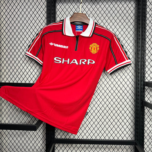 Manchester United Retro Local 1998/99 Versión Fan