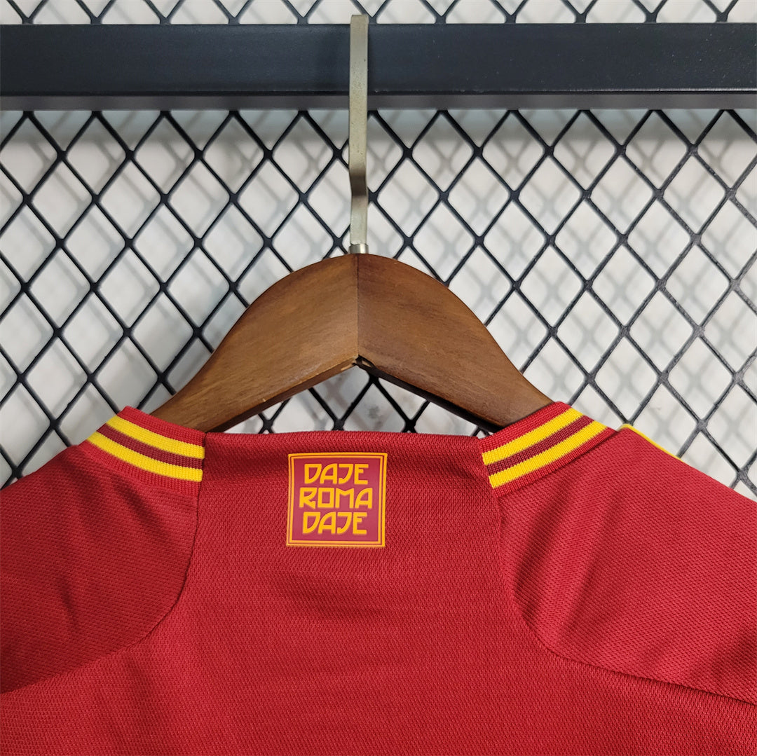 AS Roma Kit Niños Local 2023/24