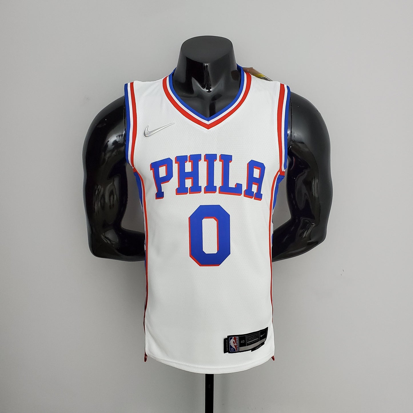 NBA 75 Aniversario Philadelphia 76ers Blanca