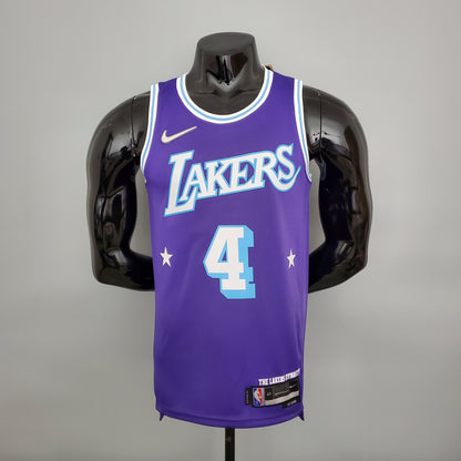 LA Lakers Aniversario 75 Morada 2022 Versión Fan