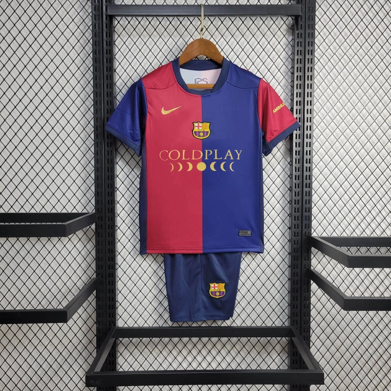 FC Barcelona Kit Niños Local "Coldplay" 2024/25