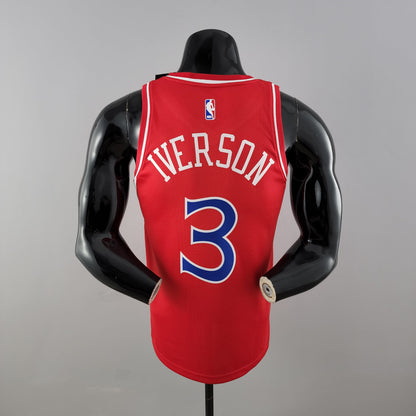 Philadelphia 76ers Allen Iverson "Rookie Season" Roja