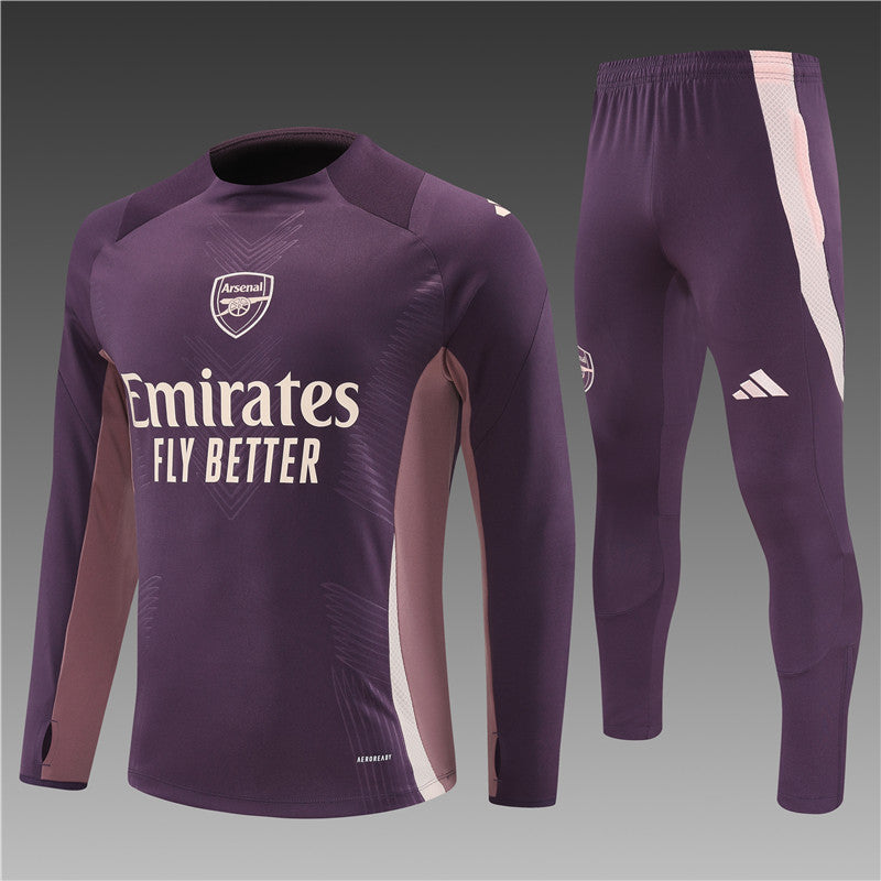 Buzo Completo Arsenal Morado Rosado