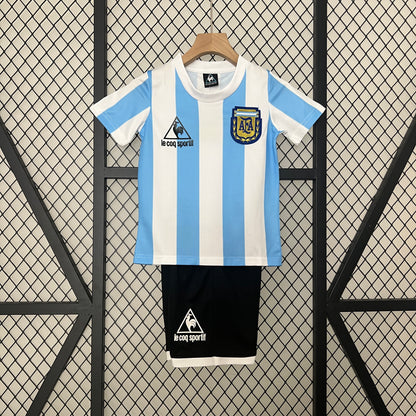 Argentina Retro Kit Niños Local 1986