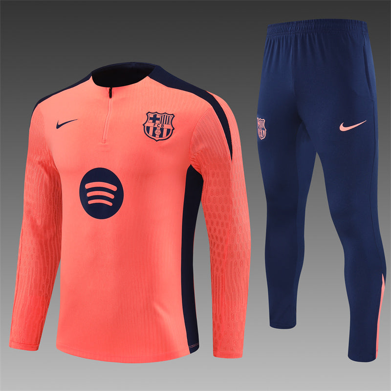 Buzo Completo FC Barcelona Rosado Azul
