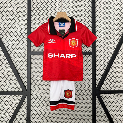 Manchester United Retro Kit Niños Local 1994/96