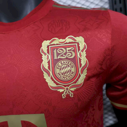 Bayern Munich "125 Aniversario Red Color" 2024/25 Versión Jugador