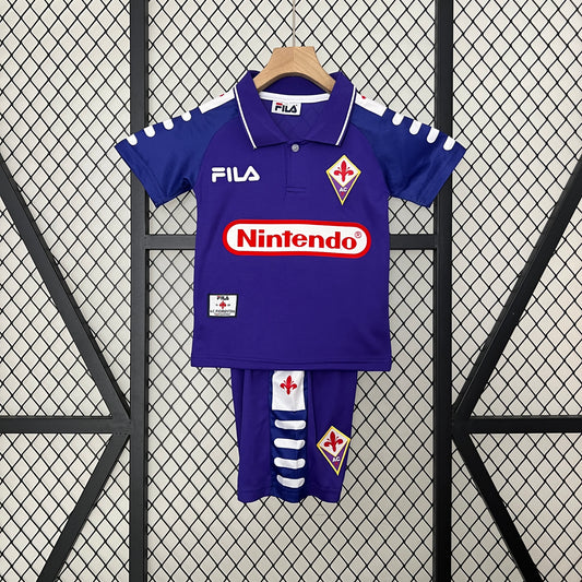 Fiorentina Retro Kit Niños Local 1998/99