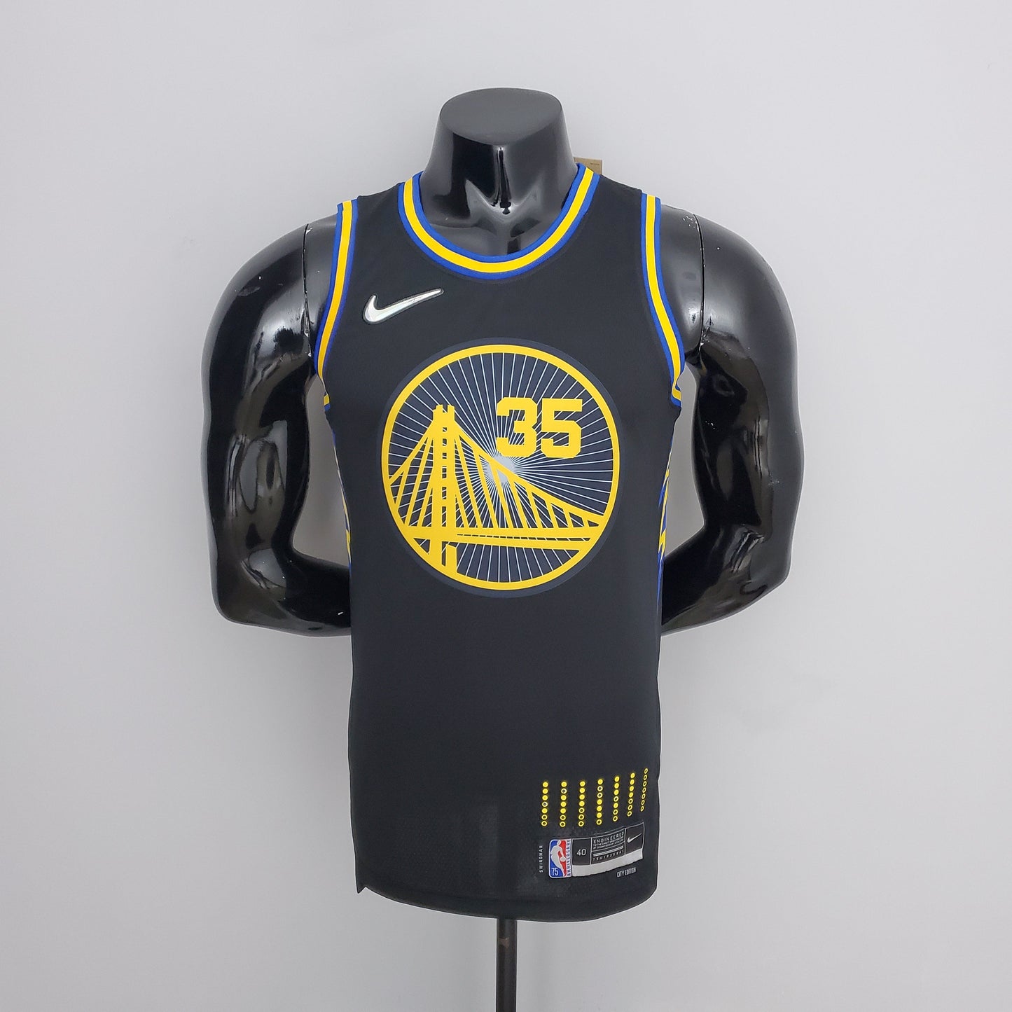 Golden State Warriors Clásica Negra NBA 75 Aniversario