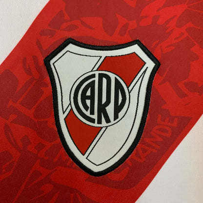 River Plate Local Retro Manga Larga 2013/14 Versión Fan