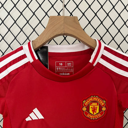 Manchester United Kit Niños Local 2024/25