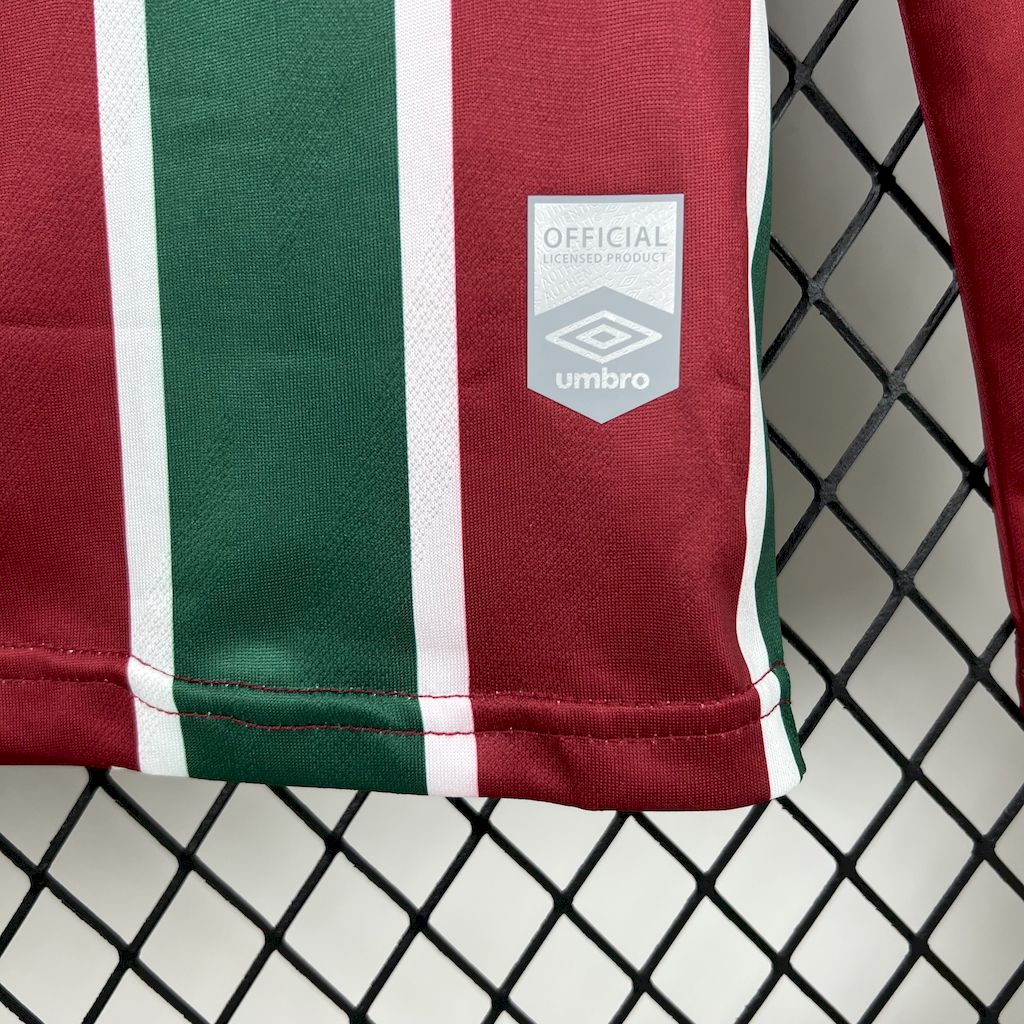 Fluminense Local Manga Larga 2025/26 Versión Fan