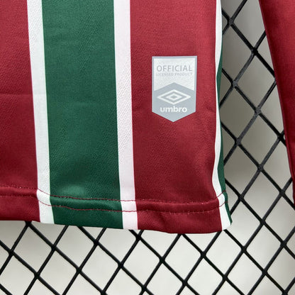 Fluminense Local Manga Larga 2025/26 Versión Fan