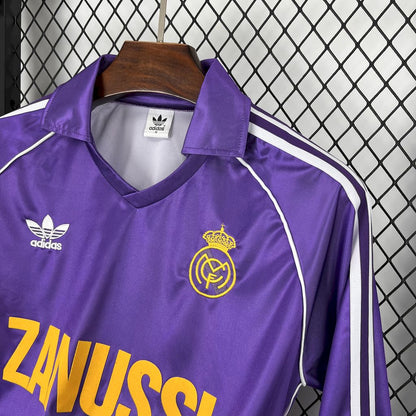 Real Madrid Tercera Manga Larga Retro 1984/85 Versión Fan